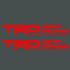 Suitable for Toyota Transit logo TRD OFFROAD modified sticker, personalized decorative body sticker waterproof latte