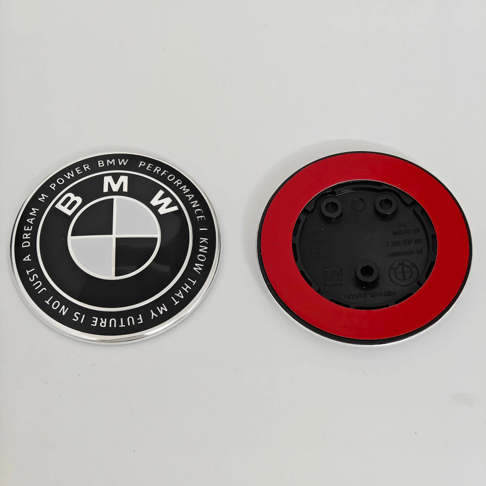 For BMW F20 F22 F23 F30 F80 F31 F34 F32 F82 F33 F10 F11 E81 E87 E63 E64 1Pcs 2 Holes 3 Holes Hood Emblem Trunk Badge Accessories