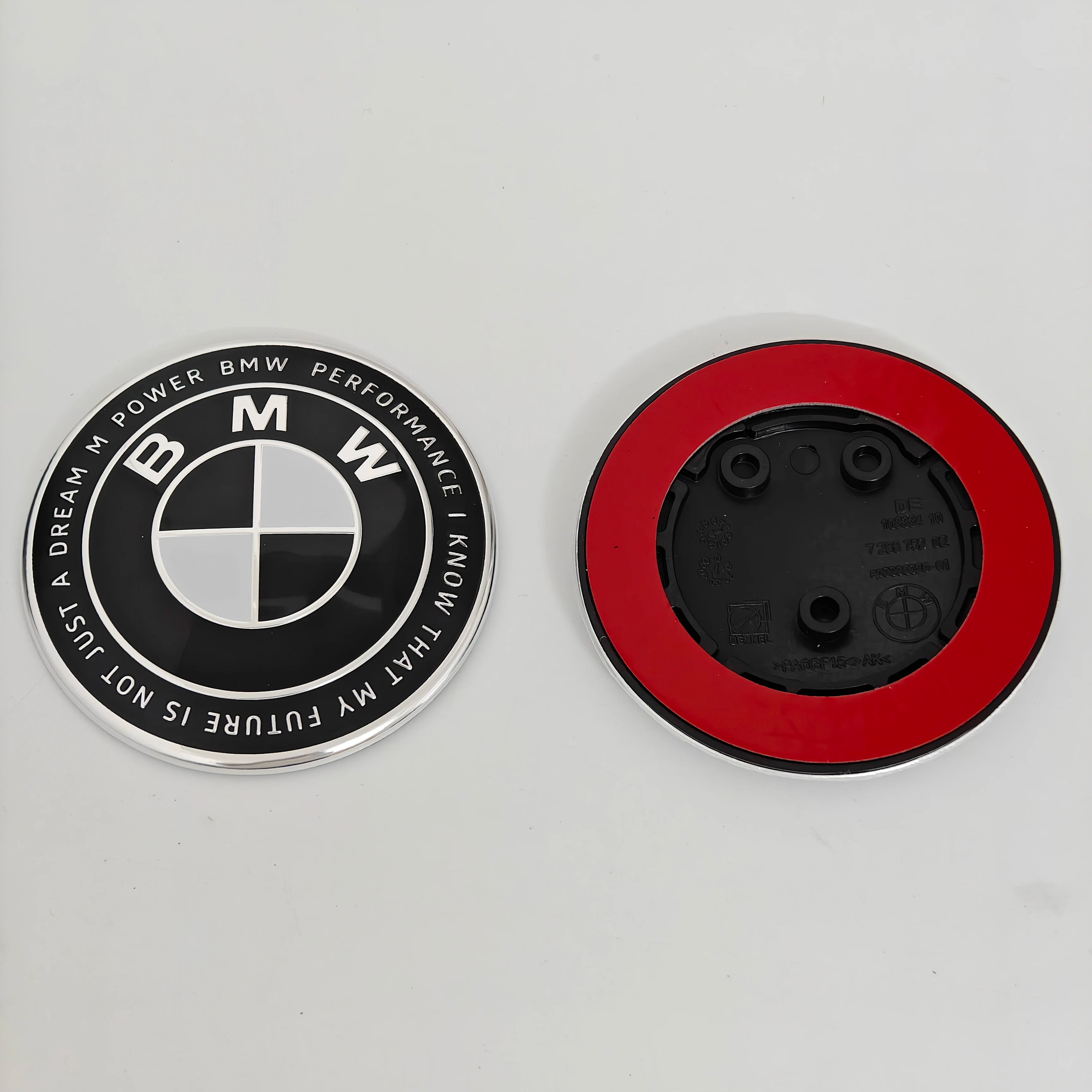 For BMW F20 F22 F23 F30 F80 F31 F34 F32 F82 F33 F10 F11 E81 E87 E63 E64 1Pcs 2 Holes 3 Holes Hood Emblem Trunk Badge Accessories