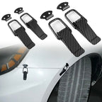 Universal Cars Accessaries 2Pcs Fastener Clip Alloy Mount Hood Pin Bonnet Lock Kit Tunning Lock Kit Down Hood Lock Latch Pins