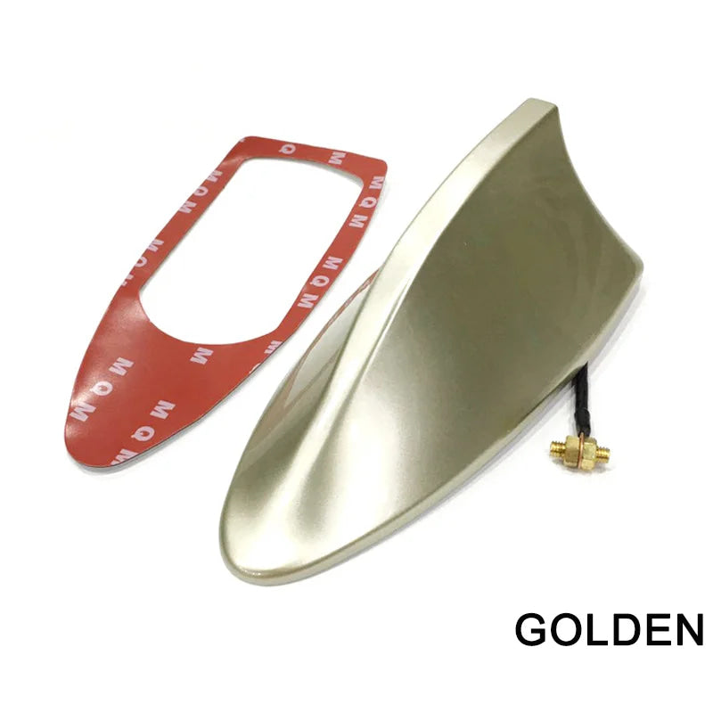 Car Shark Fin Antenna Cover Base Replacement Radio Signal Aerials Roof Exterior Accessories Decoration