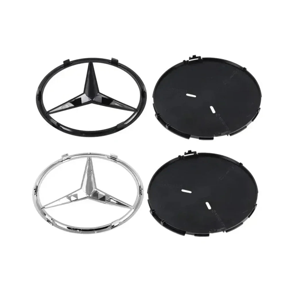 3D 185MM 205MM Front Grille Star Logo Emblem Badge Auto Accessories for Mercedes-Benz Amg C/B/E Class W205 W253 W213 GLC GLE