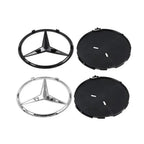 3D 185MM 205MM Front Grille Star Logo Emblem Badge Auto Accessories for Mercedes-Benz Amg C/B/E Class W205 W253 W213 GLC GLE