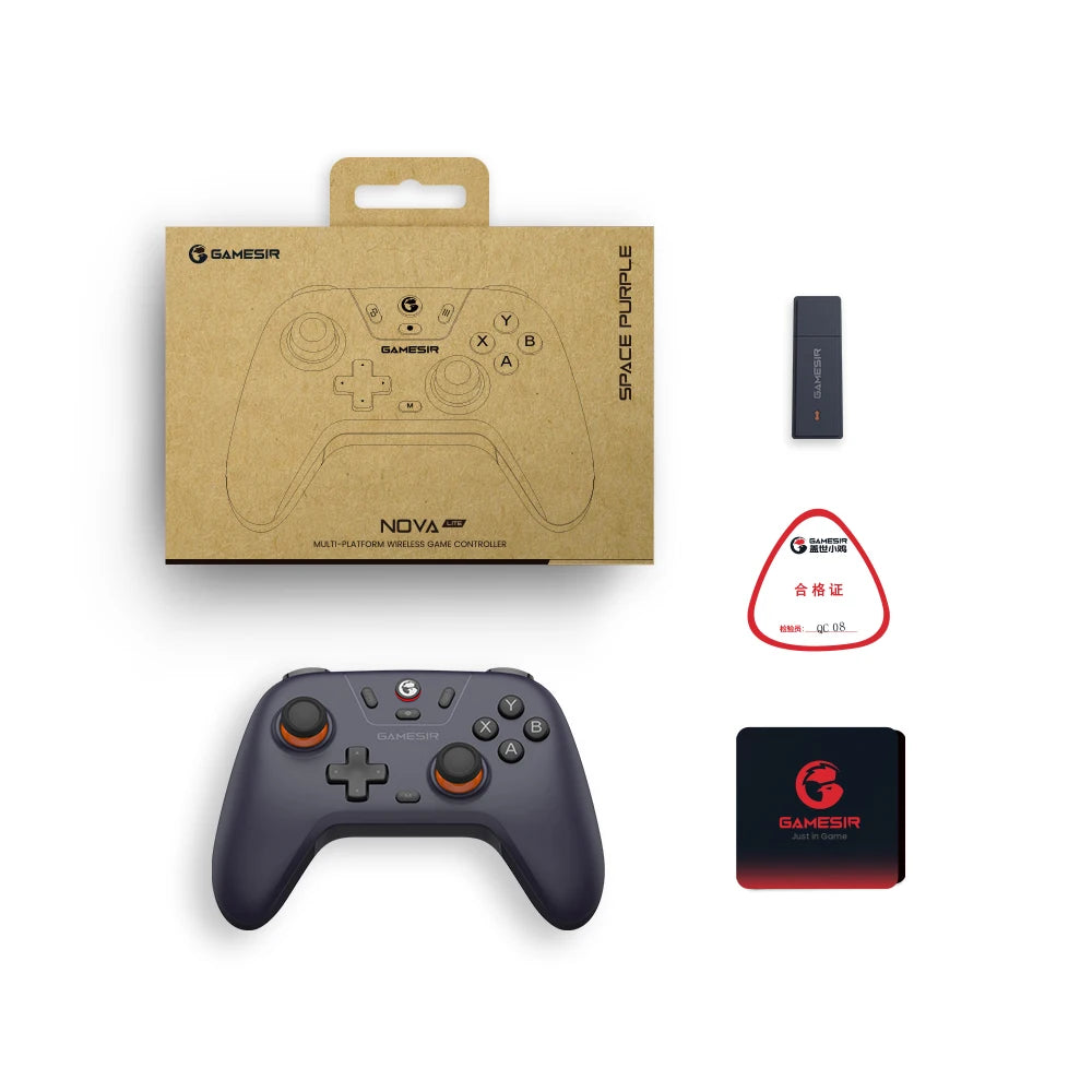 GameSir T4 Nova Lite Switch controlador efecto Hall Gamepad para Nintendo Switch iPhone Android teléfono móvil Windows PC Steam