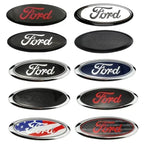 ABS Car Rear Trunk Sticker Front Hood Emblem for Ford Fusion Ranger Escape Fiesta Explorer Focus Bronco Mondeo Transit