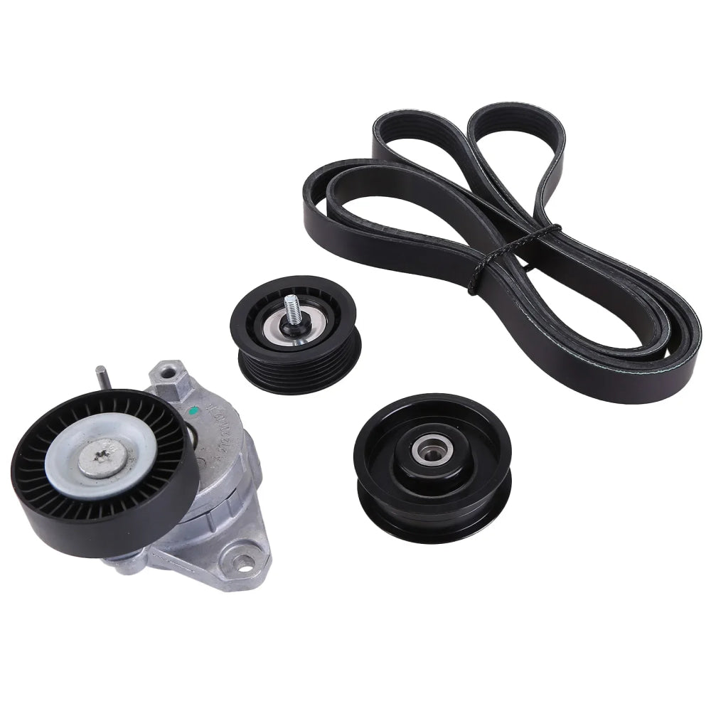 2722021419 2722000270 2722021019 For Mercedes-Benz GLK350 Drive Belt Tensioner & Idler Pulley Serpentine Belt Kit