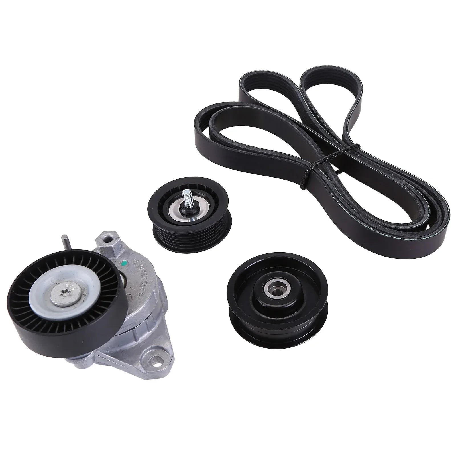 2722021419 2722000270 2722021019 For Mercedes-Benz GLK350 Drive Belt Tensioner & Idler Pulley Serpentine Belt Kit