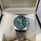 Orient Watch Mechanical Wristwatch Japanese Movement Stainless Steel Bracelet Folding Clasp with Luminescent