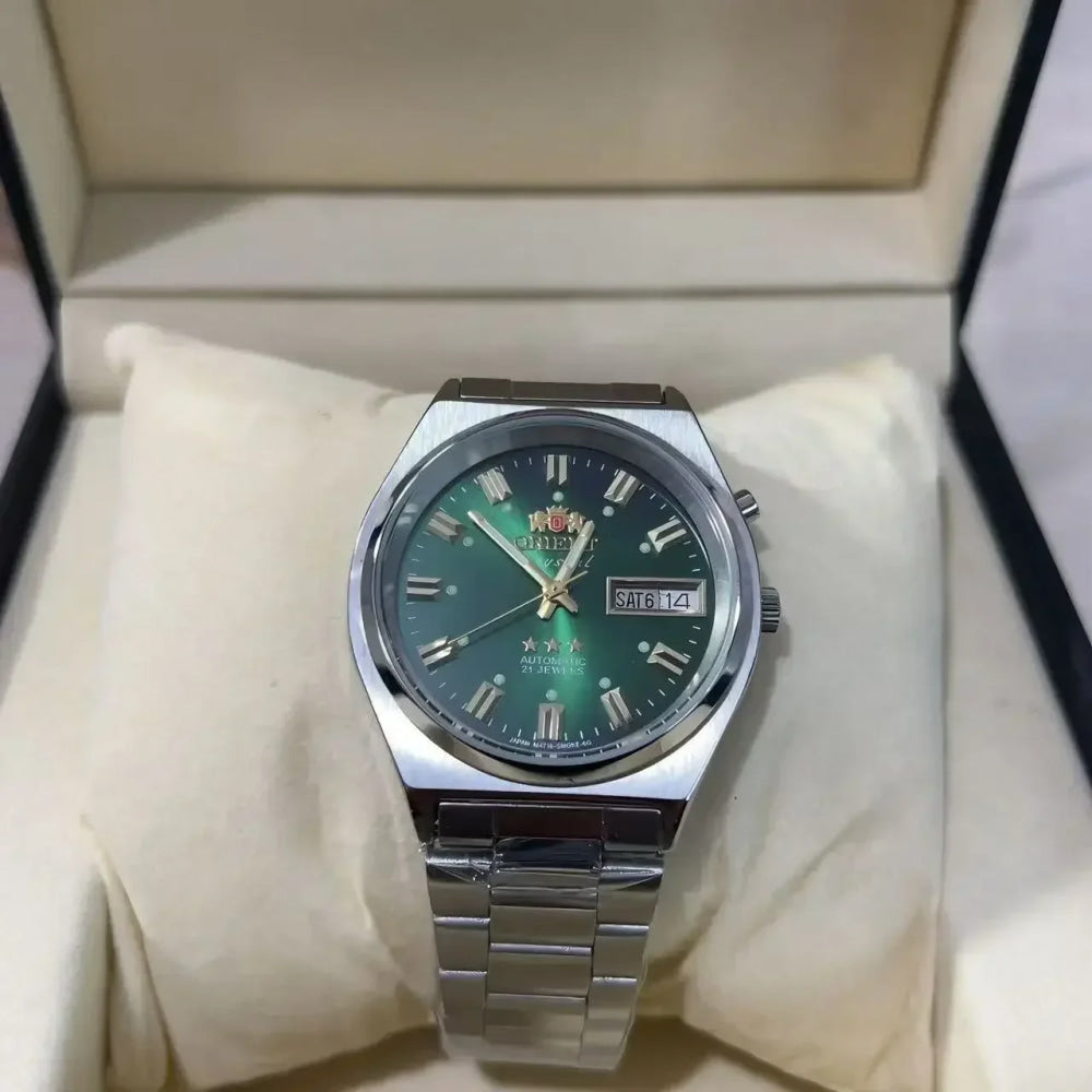 118A Store Orient Watch Sports Mechanical Unisex Watch Stainless Steel Japanese Movement