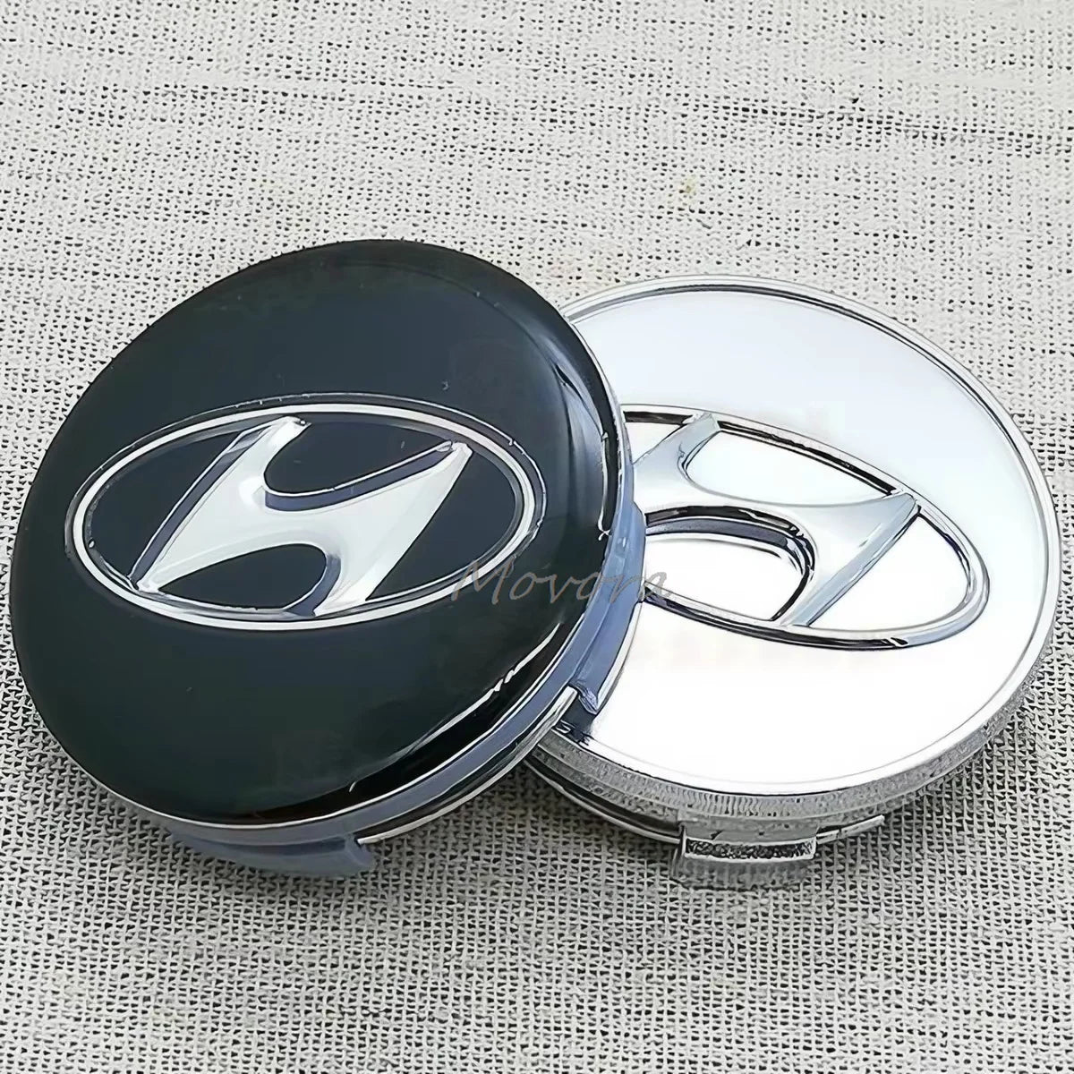 4pcs 3D 60mm For Car Metal Emblem Wheel Hub Center Cap Metal Covers For Hyundai Tucson IX35 I30 I20 Kona Coupe Veloster I40 Getz