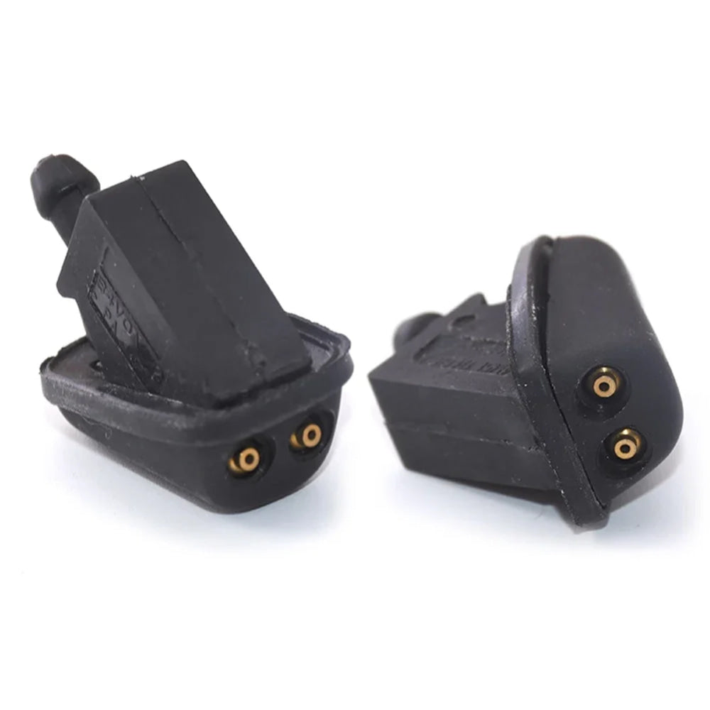 2pcs 1/2 Hole Car Front Windshield Washer Jet Nozzles Windscreen Wiper Sprayer For Ford Focus MK2 MK3 2005-2012 Fiesta 2001-2008