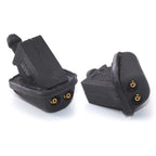 2pcs 1/2 Hole Car Front Windshield Washer Jet Nozzles Windscreen Wiper Sprayer For Ford Focus MK2 MK3 2005-2012 Fiesta 2001-2008