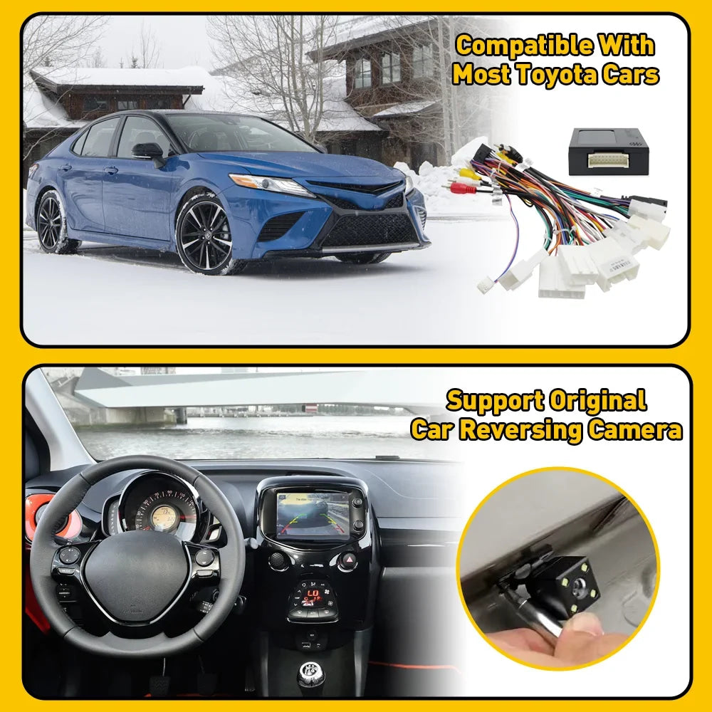 16PIN Radio Wire Harness For Toyota Corolla Highlander Camry Tundra Car Stereo Radio Power Harness Cable Wire Adapter JBL AMP
