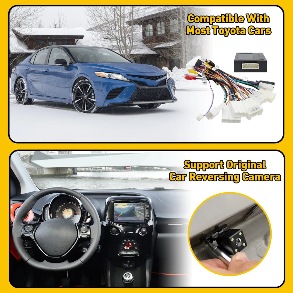 16PIN Radio Wire Harness For Toyota Corolla Highlander Camry Tundra Car Stereo Radio Power Harness Cable Wire Adapter JBL AMP