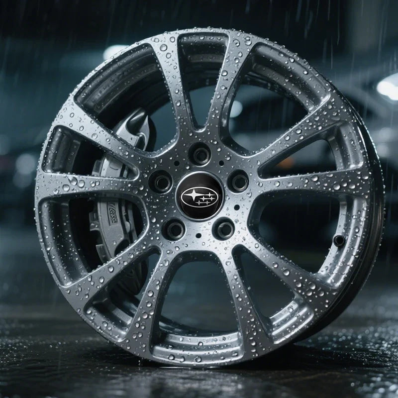 Car wheel hub emblem - Auto parts for vehicles For Subaru Forester impreza Outback Legacy Tribecacar WRC XV Car Accessories