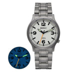 BERNY Full Titanium Watches for Men Super Luminous Sapphire Sports Field Quartz Men's Watch VH31 Wristwatch 5ATM Easy Read