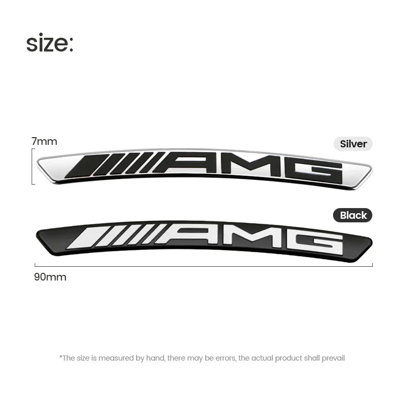 4Pcs Metal Car Wheel Hub Sticker Decorative Accessories For Mercedes Benz AMG GLE GLC W205 W206 W203 W204 W210 W212 W213