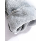 Men's Autumn and Winter Pattern Casual Two-Piece Set Hooded Sweatshirt and Pants withPockets Regular Fit Qutdoor Sport Suit