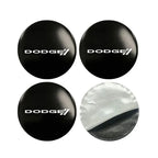 Emblem Sticker Car Wheel Hub Center Cover Caps Badge Sticker for Dodge CHALLENGER DART NITRO RAM SRT SXT Decorative stickers