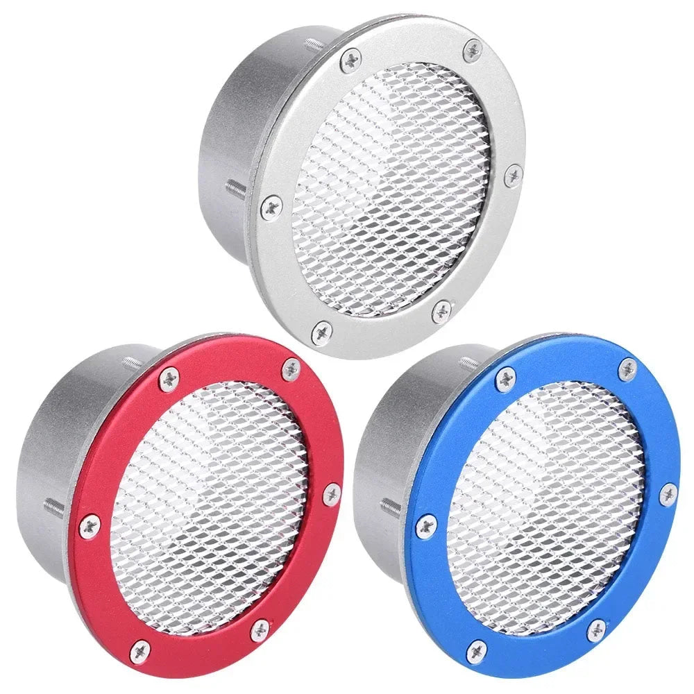 Car Air Vent Racing Intake Bumper Vent Inlet Duct Cold Air Filter Dust Air Duct Grille 3inch Universal  For Benz BMW Audi
