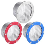 Car Air Vent Racing Intake Bumper Vent Inlet Duct Cold Air Filter Dust Air Duct Grille 3inch Universal  For Benz BMW Audi