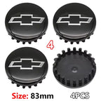 4PCS ABS Wheel Center Covers Hub Caps Badge for Chevrolet Malibu AVEO Corvette CRUZE EQUINOx IMPALA LACETTI TRAX ORLANDO Car Acc
