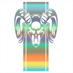 Ram Skull Stripe Waterproof Vinyl Truck Stickers Tailgate Decals Fit Dodge Ram 1500 2500 3500 Rebel Mopar Exterior Decor