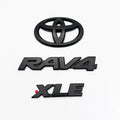 Overlays NEW 2019-2024 Suitable for Toyota Rav4 XLE XSE AWD Hybrid Matte Blackout Emblems Kits
