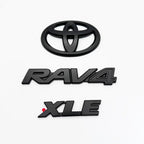 Overlays NEW 2019-2024 Suitable for Toyota Rav4 XLE XSE AWD Hybrid Matte Blackout Emblems Kits