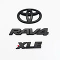 Overlays NEW 2019-2024 Suitable for Toyota Rav4 XLE XSE AWD Hybrid Matte Blackout Emblems Kits