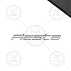 1PCS Metal Letter For Fiesta Ford 3D Emblem Car Rear Trunk Decals Lettering Badge Auto Accessories Styling