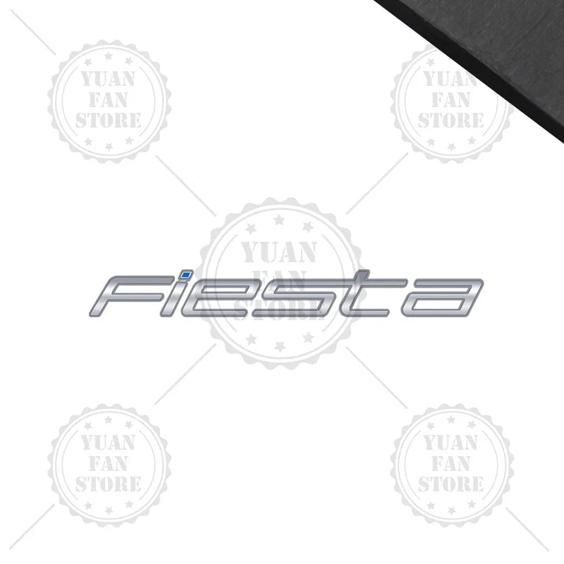 1PCS Metal Letter For Fiesta Ford 3D Emblem Car Rear Trunk Decals Lettering Badge Auto Accessories Styling
