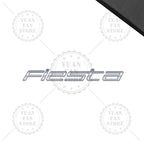 1PCS Metal Letter For Fiesta Ford 3D Emblem Car Rear Trunk Decals Lettering Badge Auto Accessories Styling