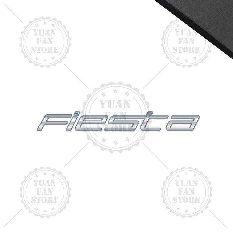1PCS Metal Letter For Fiesta Ford 3D Emblem Car Rear Trunk Decals Lettering Badge Auto Accessories Styling