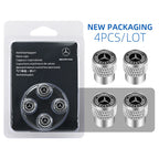 Car Wheel Stem Air Valve Cap Tire Dust Cover for Mercedes Benz W202 W203 W204 W208 W210 Accessories Interior Mouldings XSQMM-BEZ
