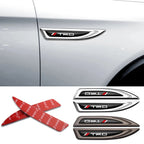 2Pcs Car Metal Car Wing Side Emblem Fender Stickers For Toyota Rav4 TRD Prado Hilux Corolla Auris Prius Camry Venza