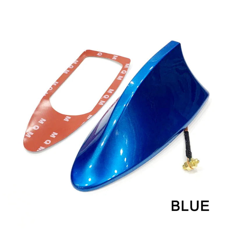 Car Shark Fin Antenna Cover Base Replacement Radio Signal Aerials Roof Exterior Accessories Decoration