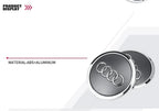 4pcs 69mm Car Styling Wheel Center Cap Hub Covers Badge For Audi A3 A4 A5 A6 A7 A8 S4 S6 A4L A6L 4B0601170A Auto Accessories