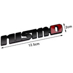 3D Metal Car Front Grille Emblem NISMO  Logo Decal For Nissan X-trail Qashqai Note Juke Sentra Patrol Car Styling Accessories