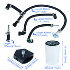 CNPEED Diesel CP4 Bypass Kit Ford F-250 6,7 L Powerstroke 2011-2022 Ford F-350 6,7 L Powerstroke 2011-2022 CP4-6.7F-BP-G2.1