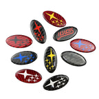 For Subaru Forester XV Outback Impreza Legacy STI WRX BRZ Tribeca Car Steering Wheel Emblem Badge Decals Styling Accessories
