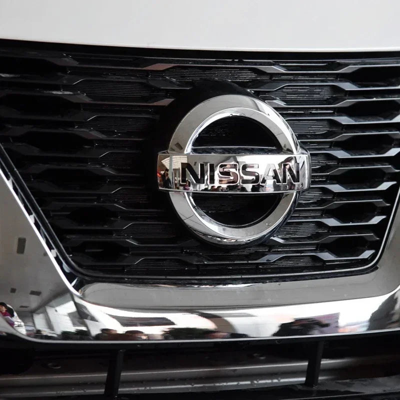3D ABS New Emblem Car Front Rear Logo for Nissan Tiida Sentra Teana X Trail T30 T32 Almera Kicks Micra Qashqai J10 J11 Leaf Juke