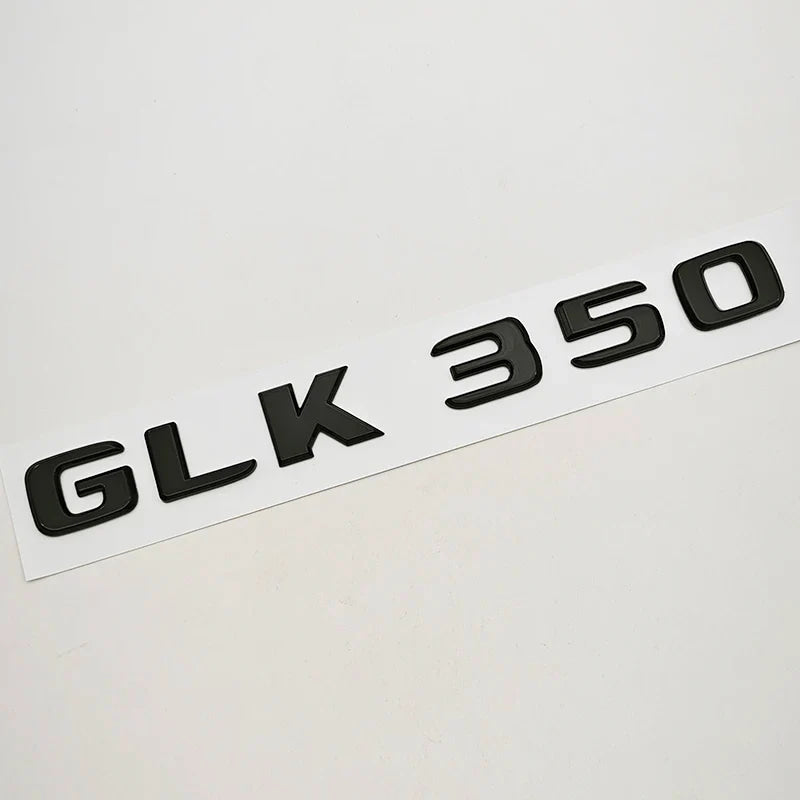 3D ABS Car Logo 4 Matic GLK220 GLK300 GLK350 Emblem Letters Sticker Rear Trunk Badge for GLK W204 X204 GLK220 GLK300 GLK350