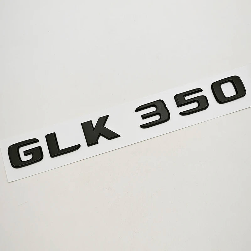 3D ABS Car Logo 4 Matic GLK220 GLK300 GLK350 Emblem Letters Sticker Rear Trunk Badge for GLK W204 X204 GLK220 GLK300 GLK350