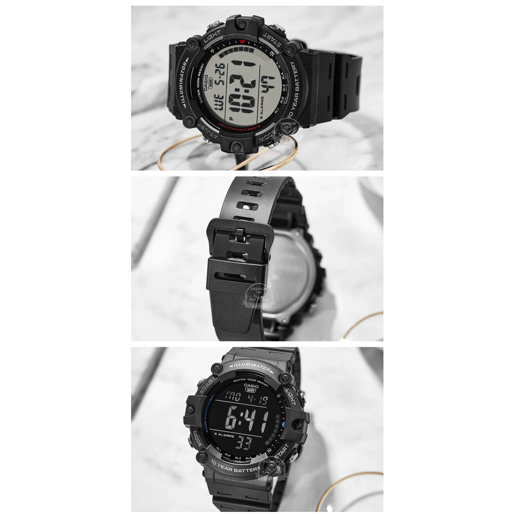Casio watch menTen years of electricity top luxur set LED digital sport Waterproof quartz men watch relogio masculino AE-1500WH