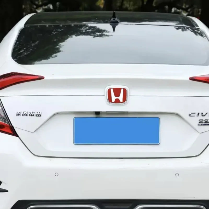 Car Logo Front Grille Trunk Steering Wheel Emblem Decorate Sticker For Honda 2006-2025 Civic FIT HRV Vezel Avancier Accessories
