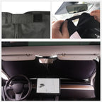 For Tesla Model 3 Y X S Car Front Windshield Sunscreen Window Sunscreen Visor Sun Shade Blocks UV Rays Protection Parasol Coche
