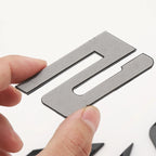 For BMW X 5 E70 ‎E53 ‎F15 X5 Letter Trunk Emblem Rear Badge Decal Sticker Black Brand New And High Quality