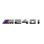 5.5cm for M logo new gray ABS sticker trunk badge for BMW M330i M340i M430i M440i M530i M540i M550i decoration accessories.