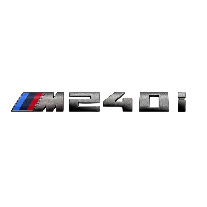 5.5cm for M logo new gray ABS sticker trunk badge for BMW M330i M340i M430i M440i M530i M540i M550i decoration accessories.